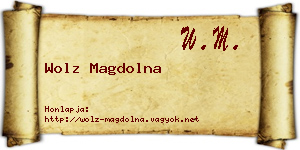 Wolz Magdolna névjegykártya